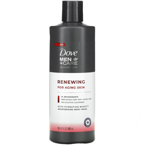 Dove, Men+Care, 모이스처라이징 바디 워시, 재생, 532ml(18fl oz)