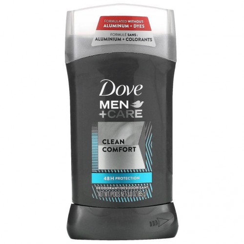 Dove, Men+Care, 데오드란트, 클린 컴포트, 85g(3oz)