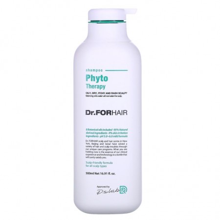 Dr.ForHair, 파이토 테라피 샴푸, 500ml(16.91fl oz)