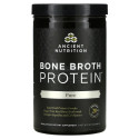 Dr. Axe / Ancient Nutrition, 뼈 육수 단백질, 퓨어, 446g(15.7oz)