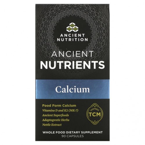 Dr. Axe / Ancient Nutrition, 칼슘, 캡슐 90정