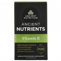 Dr. Axe / Ancient Nutrition, 비타민E, 캡슐 60정