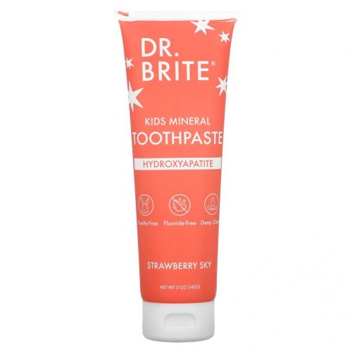 Dr. Brite, 어린이용, 미네랄 치약, 스트로베리 스카이, 142g(5oz)