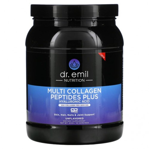Dr Emil Nutrition, 멀티 콜라겐 펩타이드 플러스, 무맛, 663g