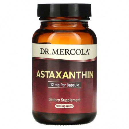 Dr. Mercola, 아스타잔틴, 12mg, 캡슐 90정