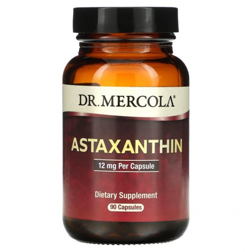 Dr. Mercola, 아스타잔틴, 12mg, 캡슐 90정