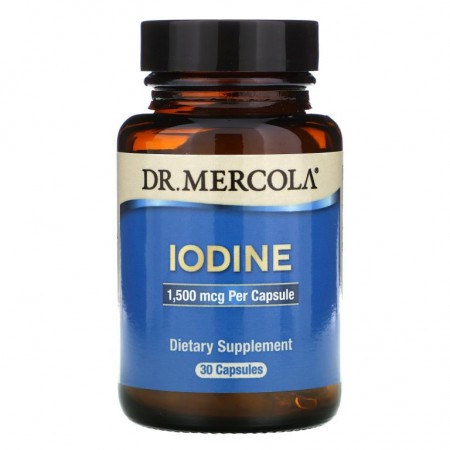 Dr. Mercola, 요오드, 1.5mg, 캡슐 30정
