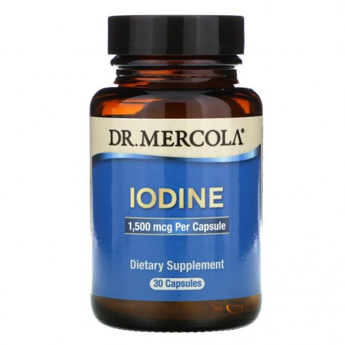 Dr. Mercola, 요오드, 1.5mg, 캡슐 30정