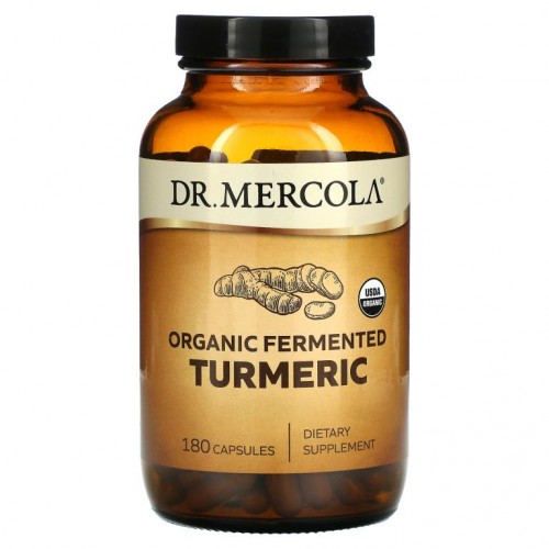 Dr. Mercola, 발효 강황, 180정