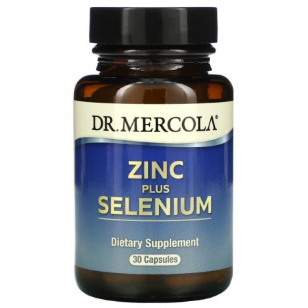 Dr. Mercola, 아연 플러스 셀레늄, 캡슐 30정