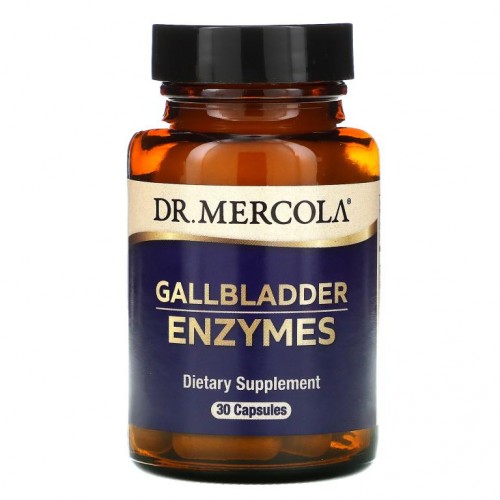 Dr. Mercola, 담낭 효소, 캡슐 30개