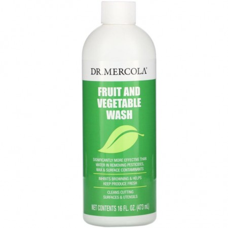 Dr. Mercola, 과일 및 야채 세척제, 473ml(16fl oz)