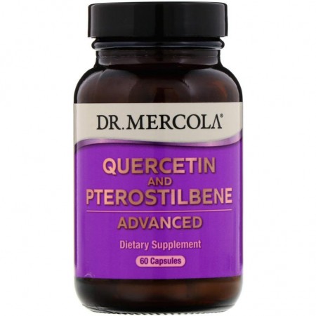 Dr. Mercola, 퀘르세틴 및 프테로스틸벤 어드밴스드, 캡슐 60정