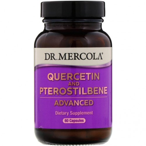 Dr. Mercola, 퀘르세틴 및 프테로스틸벤 어드밴스드, 캡슐 60정