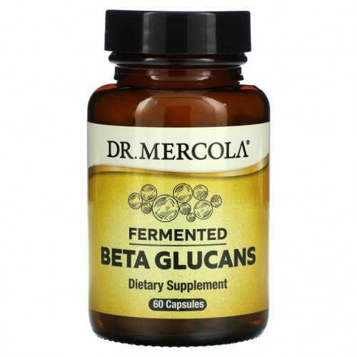 Dr. Mercola, 발효 베타 글루칸, 캡슐 60개