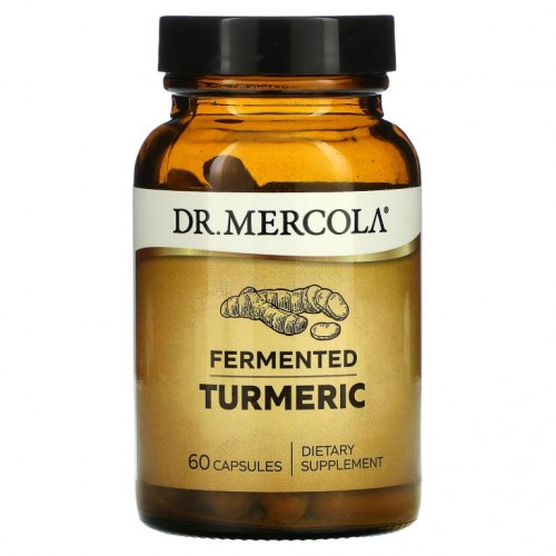 Dr. Mercola, 발효 강황, 60정