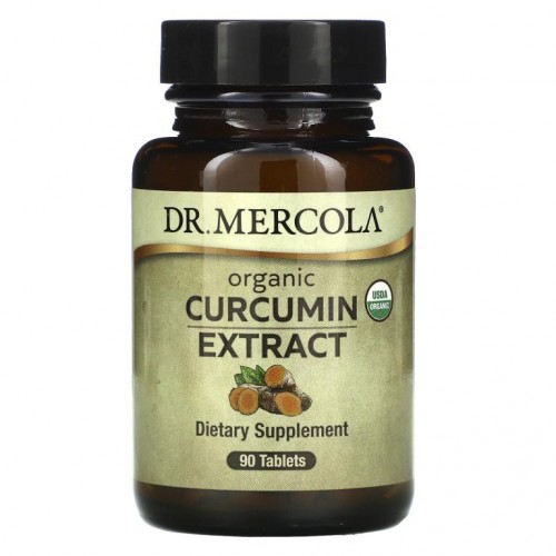 Dr. Mercola, 유기농 커큐민 추출물, 90정