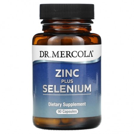 Dr. Mercola, 아연 플러스 셀레늄, 캡슐 90정