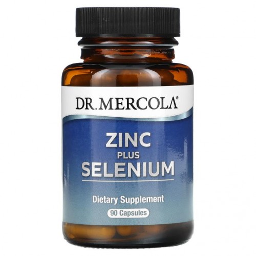 Dr. Mercola, 아연 플러스 셀레늄, 캡슐 90정