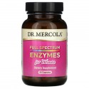 Dr. Mercola, 여성용 풀 스펙트럼 효소, 캡슐 90정