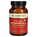 Dr. Mercola, 츄어블 비타민B12 메틸코발라민, 천연 체리, 30정