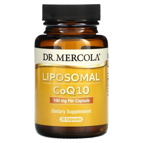 Dr. Mercola, 리포소말 CoQ10, 100mg, 캡슐 30정