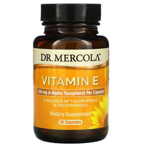 Dr. Mercola, 비타민E, 캡슐 30정
