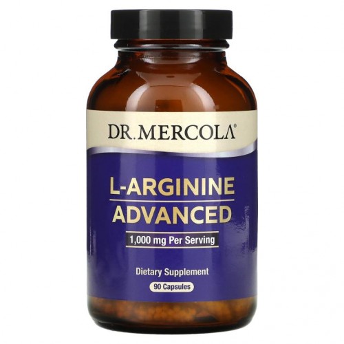 Dr. Mercola, L-알지닌 어드밴스드, 333 mg, 캡슐 90정