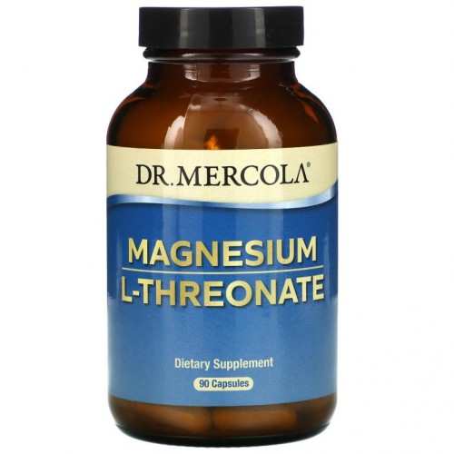 Dr. Mercola, 마그네슘 L-트레오네이트, 캡슐 90정