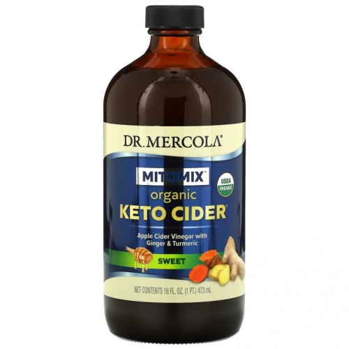 Dr. Mercola, Mitomix, 유기농 Keto Cider, 스위트, 473ml(16fl oz)
