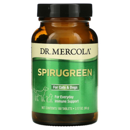 Dr. Mercola, SpiruGreen, 고양이 및 강아지용, 180정