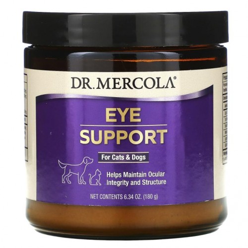 Dr. Mercola, 반려묘 및 반려견 전용 눈 보조제, 180g(6.34oz)