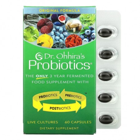 Dr. Ohhira's, Probiotics, 오리지널 포뮬라, 캡슐 60정