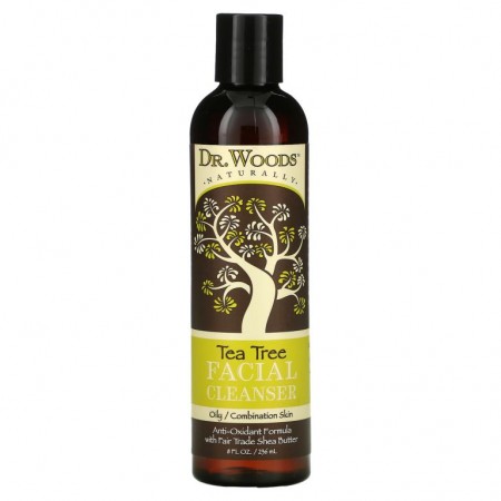 Dr. Woods, 페이셜 클렌저, 티트리, 236ml(8fl oz)