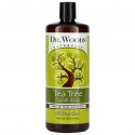 Dr. Woods, 공정 무역 시어버터가 함유된 티트리 카스티야 비누, 946ml(32fl oz)