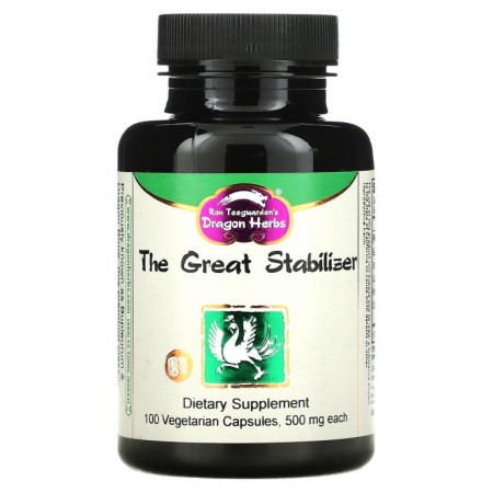 Dragon Herbs, 더 그레이트 스태빌라이저, 500mg, 베지 캡슐 100정