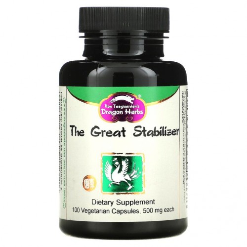Dragon Herbs, 더 그레이트 스태빌라이저, 500mg, 베지 캡슐 100정