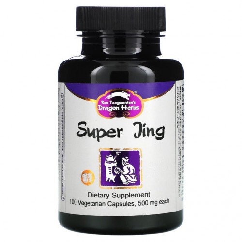 Dragon Herbs, 슈퍼 징, 500mg, 베지 캡슐 100정