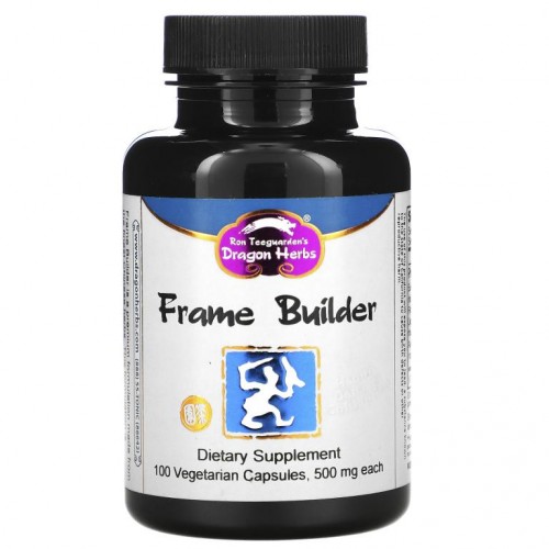 Dragon Herbs, Frame Builder, 500mg, 베지 캡슐 100정