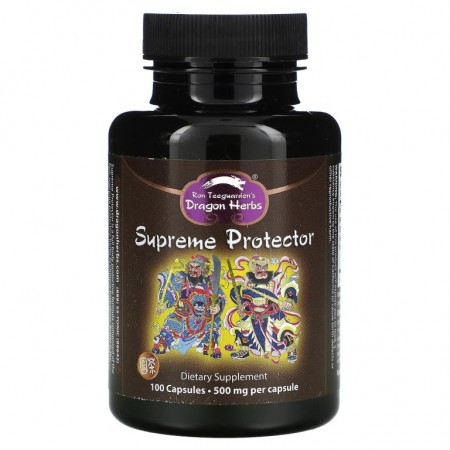 Dragon Herbs, Supreme Protector, 450mg, 100캡슐