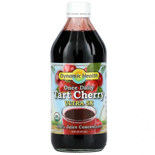 Dynamic Health Laboratories, 원스 데일리 타트체리, 울트라 5배, 100% 주스 농축액, 473 ml(16fl oz)