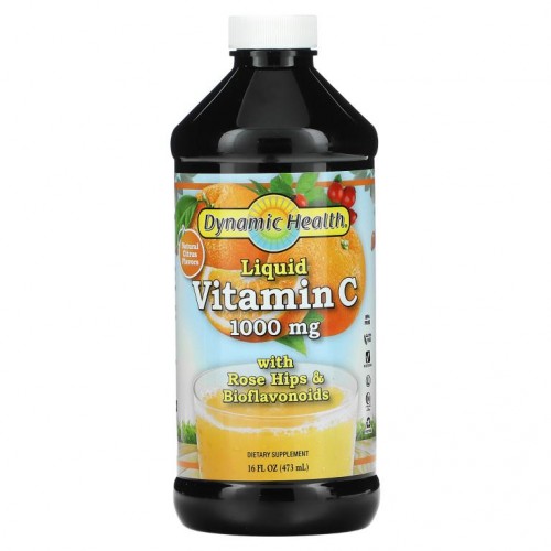 Dynamic Health Laboratories, 리퀴드 비타민C, 천연 감귤류 맛, 1,000mg, 473ml(16fl oz)