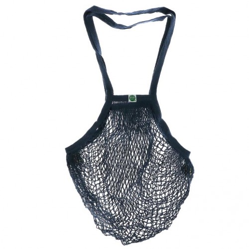 ECOBAGS, 마켓 컬렉션, String Bag, 롱핸들 22in, 스톰 블루, 1개