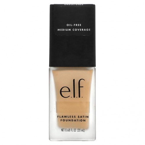 E.L.F., 플로리스 피니시 파운데이션, 오일 프리, 내추럴, 0.68 fl oz (20 ml)