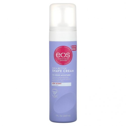 EOS, 시어버터, 면도 크림, 라벤더, 207ml(7fl oz)