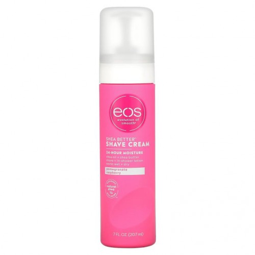 EOS, 시어버터 면도 크림, 석류 라즈베리 향, 207ml(7fl oz)