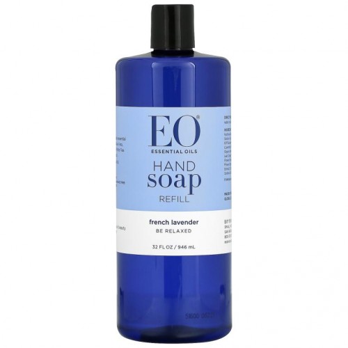 EO Products, 핸드솝, 리필, 프렌치 라벤더, 32 fl oz (960 ml)