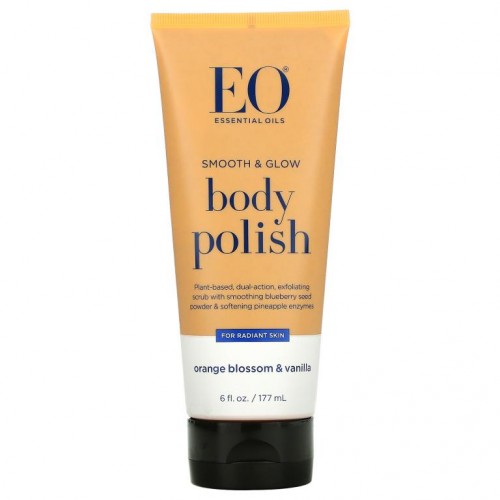 EO Products, Body Polish, Orange Blossom & Vanilla, 6 fl oz (177 ml)
