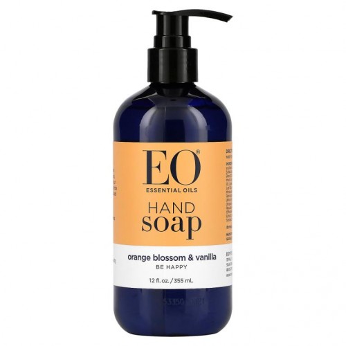 EO Products, Hand Soap, Orange Blossom & Vanilla, 12 fl oz (355 ml)
