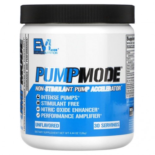EVLution Nutrition, PumpMode, 비자극성 펌프 가속, 126g(4.44oz)